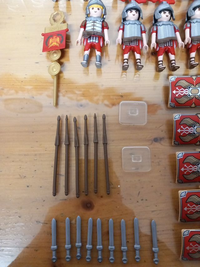 Playmobil 9 Romanos Soldados y Accesorios