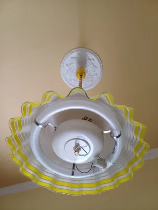 Lampadario cucina vetro
