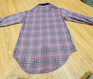 Camisa de cuadros rosa super calentita