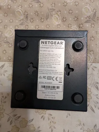 Switch Ethernet Netgear GS305v3 Gigabit