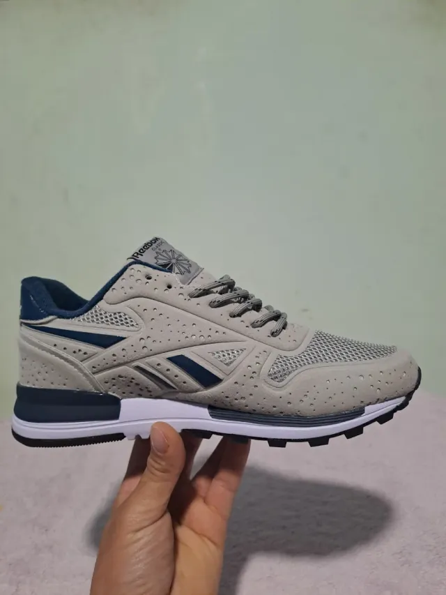 Zapatilla Reebok Gris y Azul