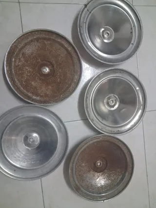 5 coppette per fiat 500 d'epoca