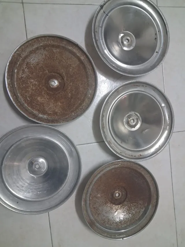 5 coppette per fiat 500 d'epoca