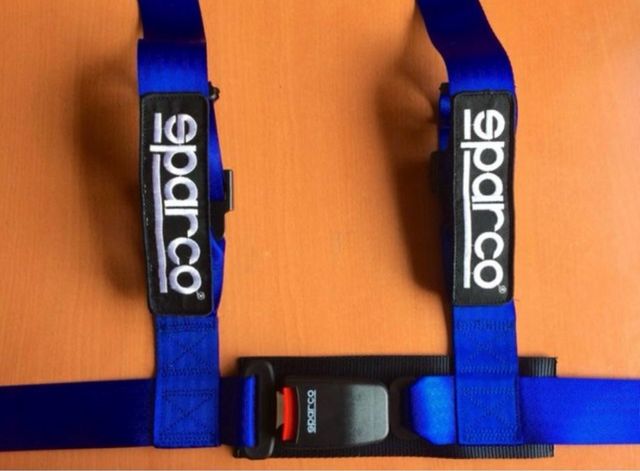 Arnés Sparco 4 puntos Rojo/Azul/Negro