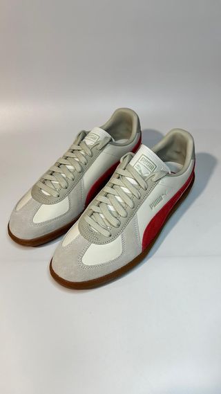 Puma Cream/Red -Size 42 1/2