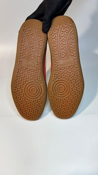 Puma Cream/Red -Size 42 1/2