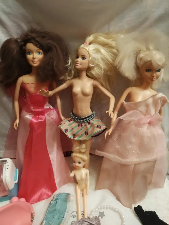 Lote Muñecas Barbie y Accesorios