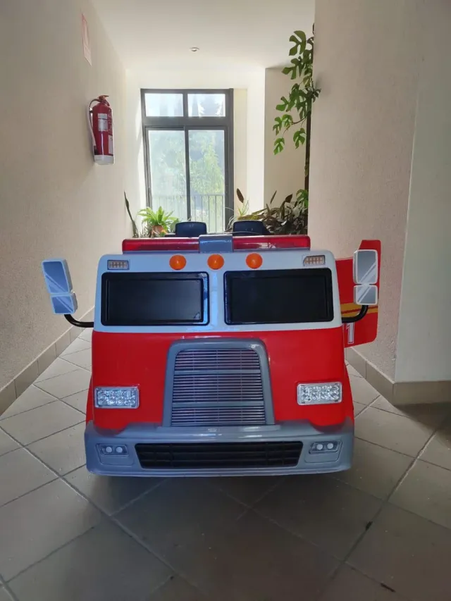 Coche Eléctrico Bomberos Infantil