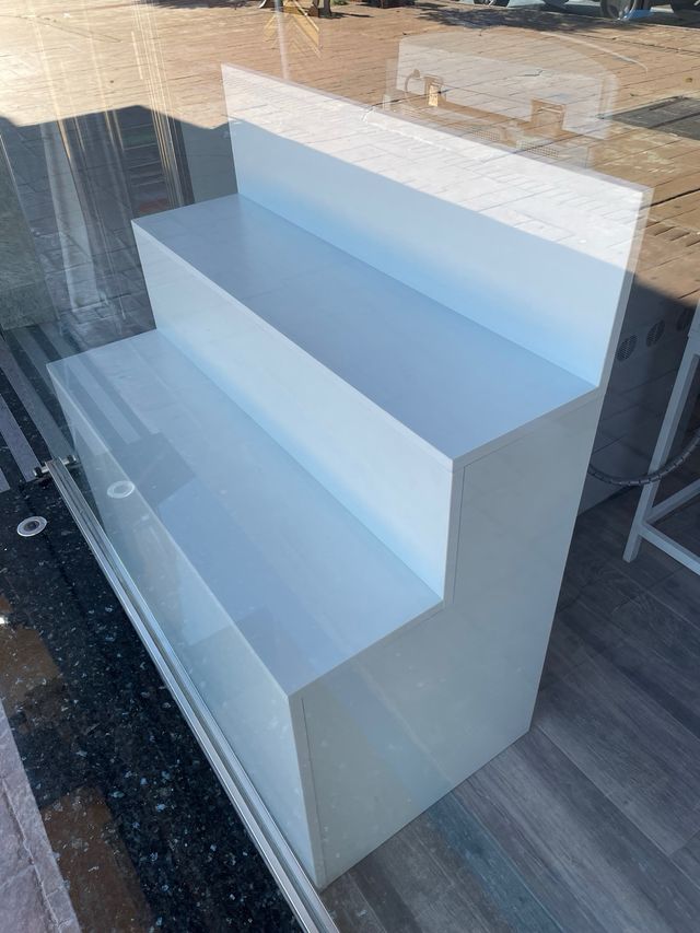 Mueble Estantería Escaparate Blanco