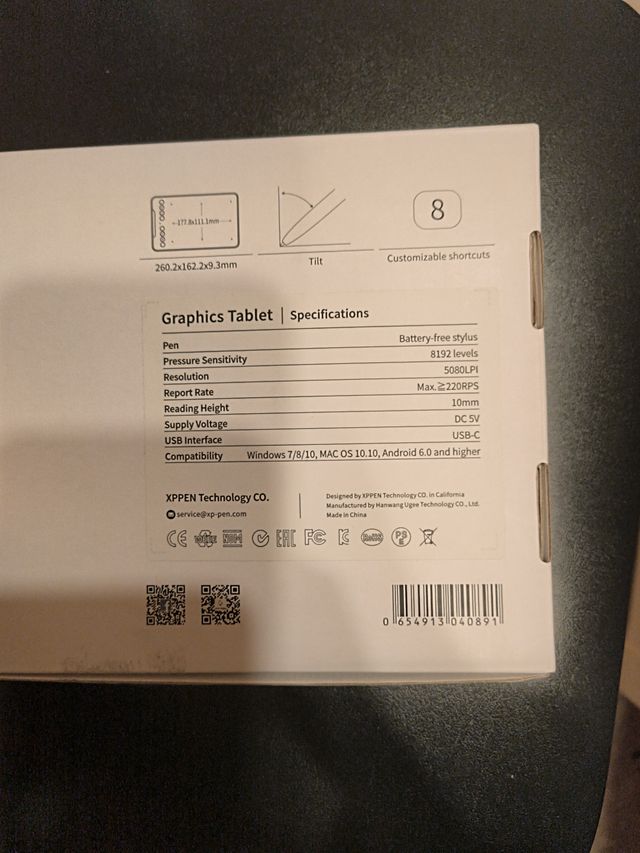 Tableta Gráfica XP-PEN Deco mini 7