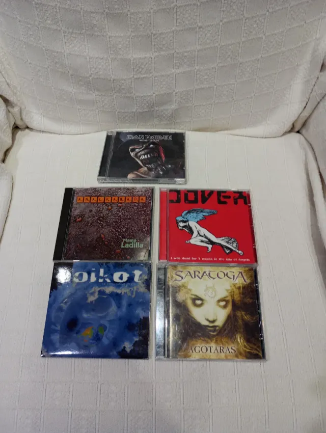 Lote CDs Rock, Rap y Pop: Satch, Eminem, Nirvana,