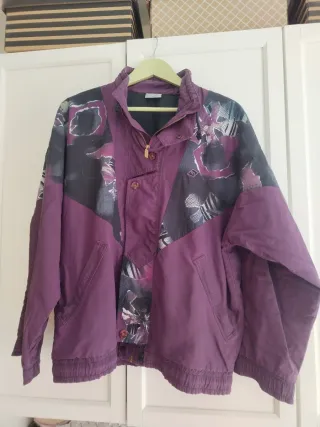 Cortavientos vintage multicolor