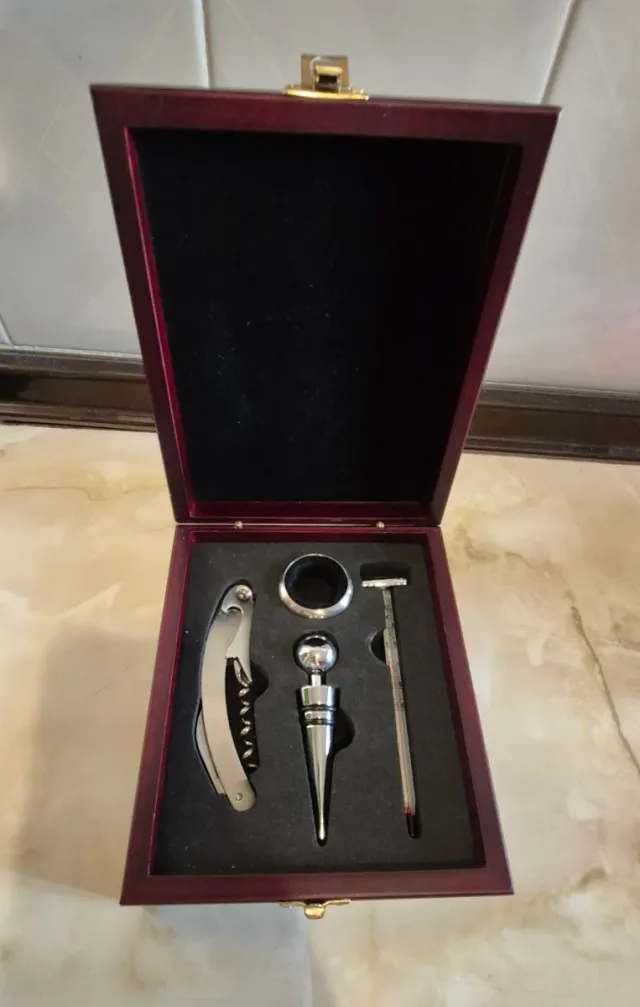 Set de accesorios para vino