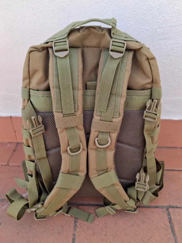 Zaino militare tattico Rhinun beige/verde