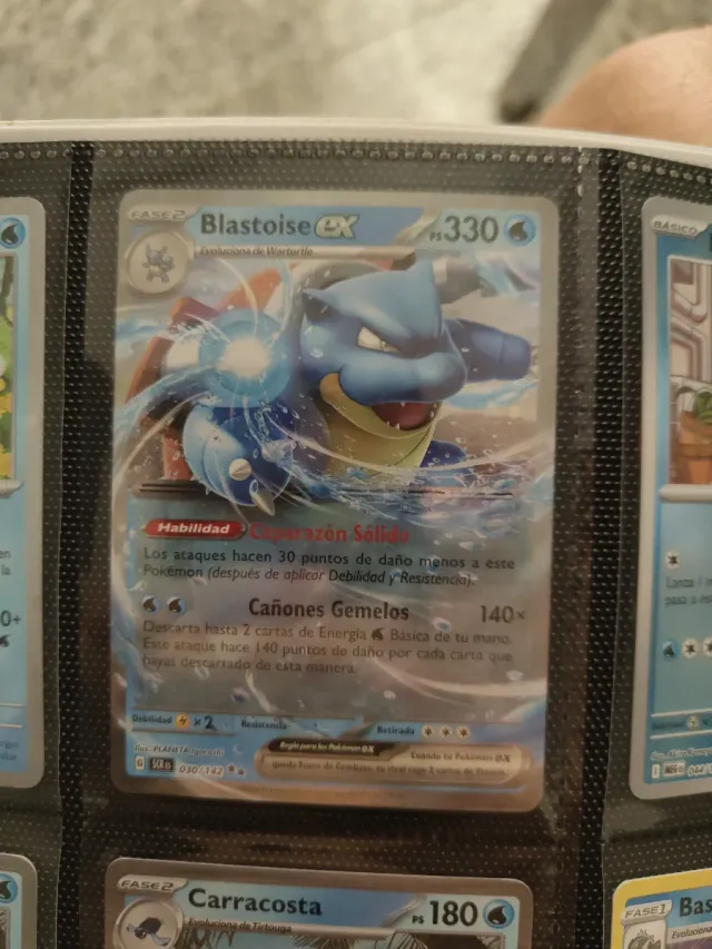 Blastoise EX Carta Pokémon