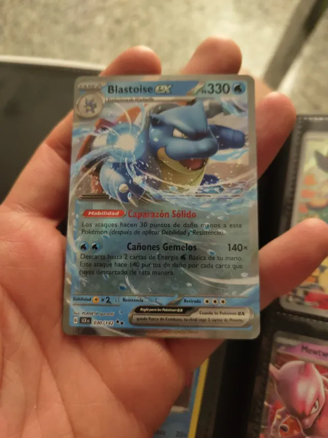 Blastoise EX Carta Pokémon