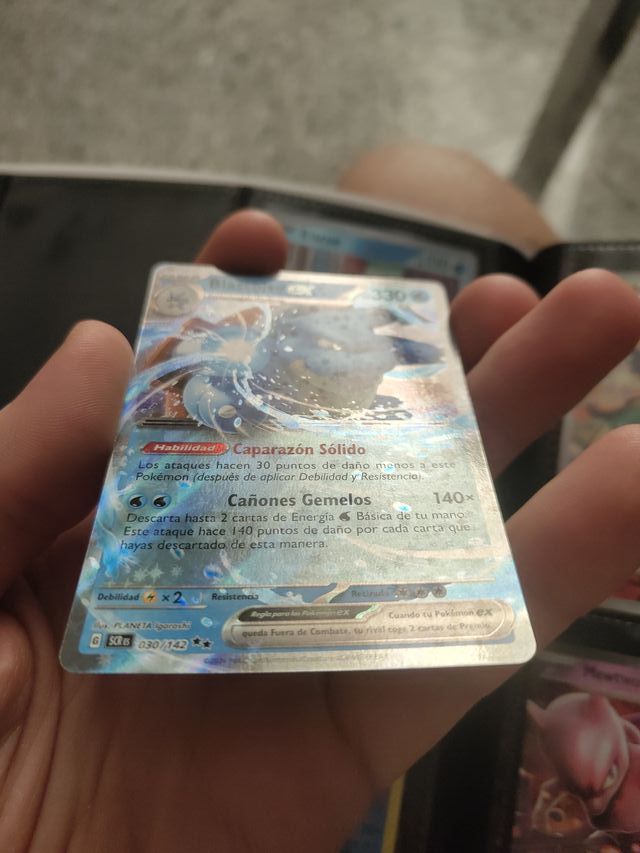 Blastoise EX Carta Pokémon