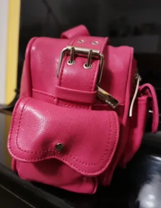 Borsa Vera Pelle Il Conte Rosa 4 Tasche