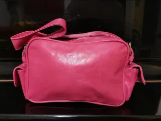 Borsa Vera Pelle Il Conte Rosa 4 Tasche