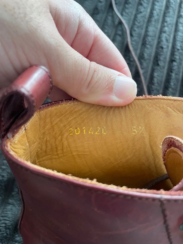 Botas Meermin bordeux/Castanho