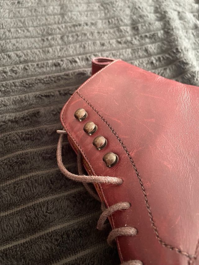 Botas Meermin bordeux/Castanho