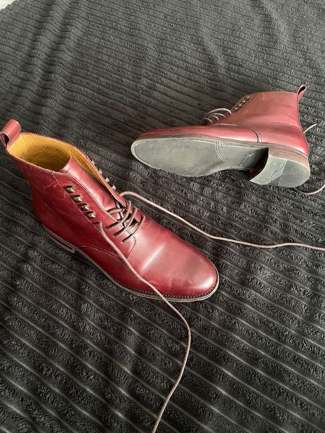 Botas Meermin bordeux/Castanho
