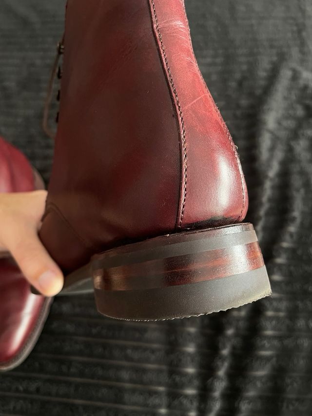 Botas Meermin bordeux/Castanho