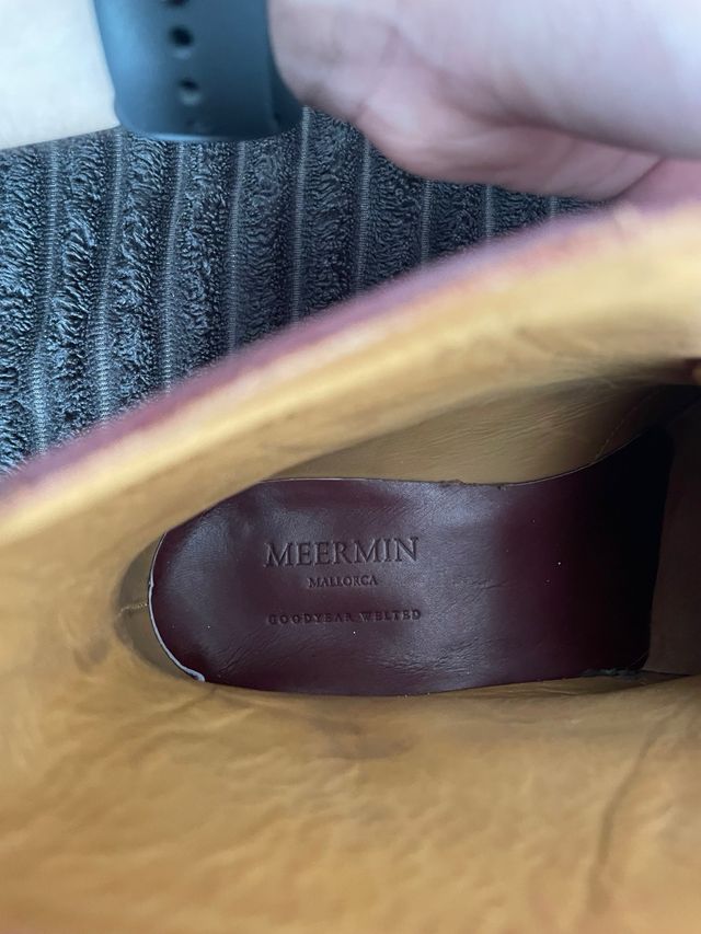 Botas Meermin bordeux/Castanho