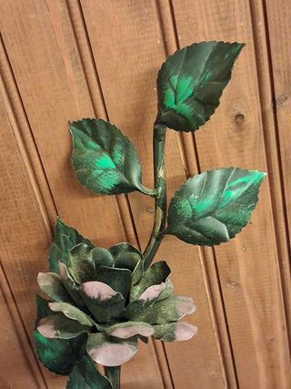 Applique ferro battuto rosa