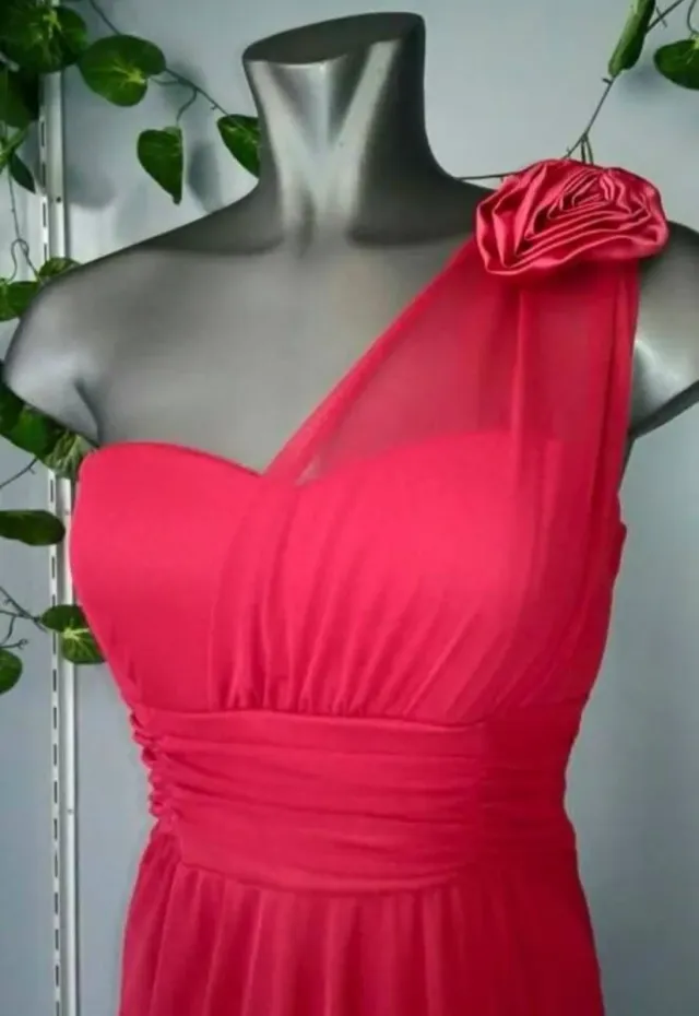 Vestido largo rojo de fiesta