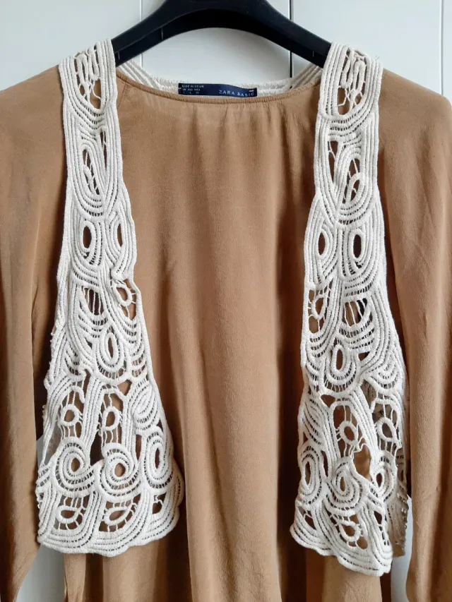 Chaleco Zara calado L