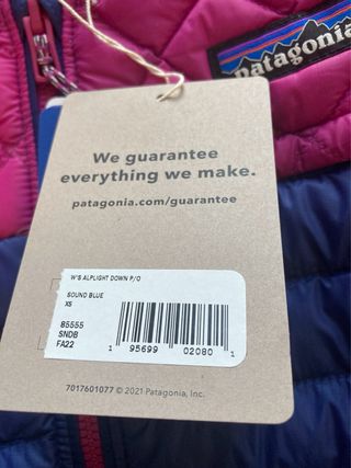 Plumas Patagonia Alplight Morado/Rosa