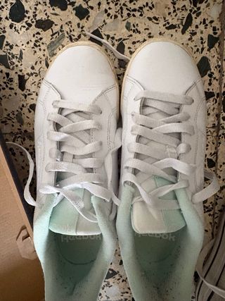 Zapatillas Reebok Blancas y Verdes