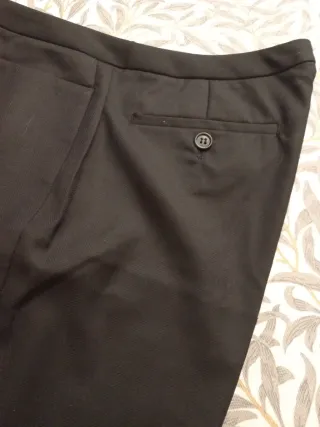 Pantalón Massimo Dutti Negro