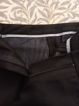 Pantalón Massimo Dutti Negro