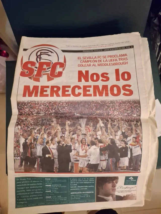 Quotidiano Sevilla FC 2006 UEFA Champions