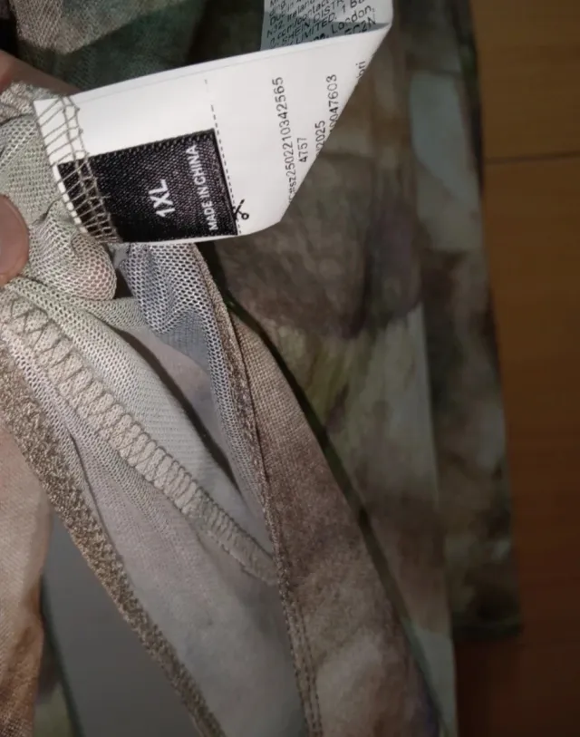 Body estampado manga larga