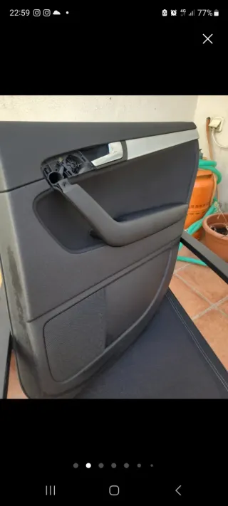 Panel Puerta Coche Negro