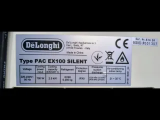Condizionatore Pinguino De'Longhi PAC EX100 Silent