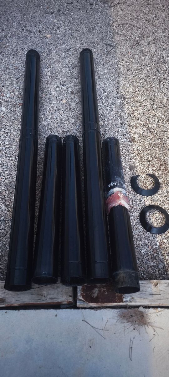 7 Tubos Petrificados 110mm