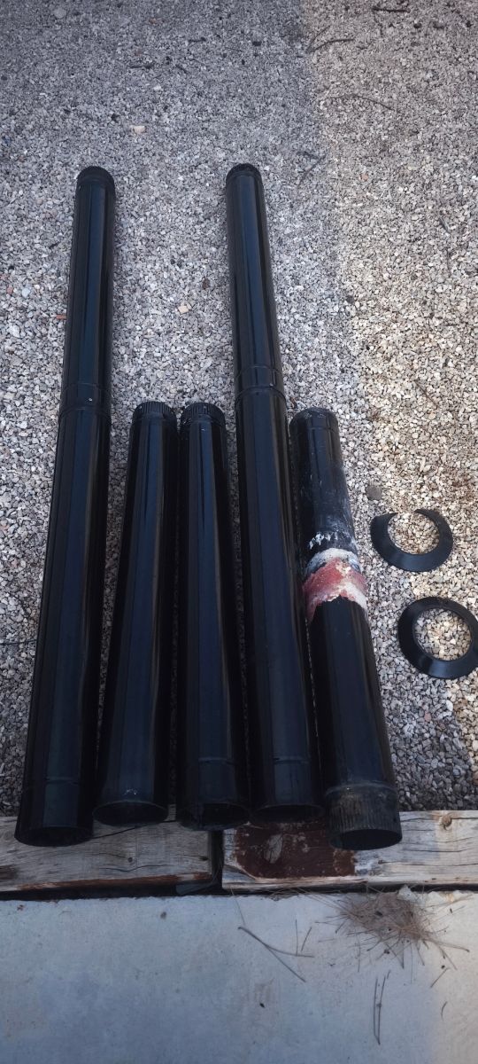 7 Tubos Petrificados 110mm