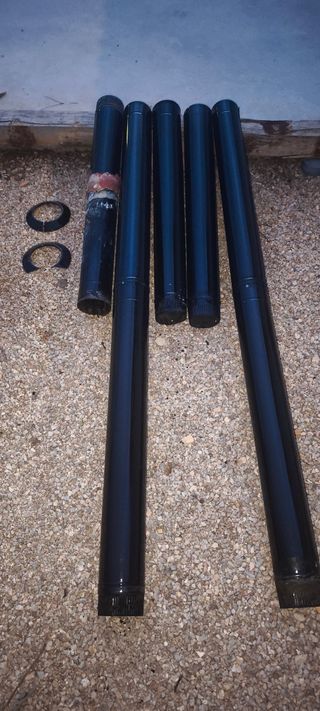 7 Tubos Petrificados 110mm