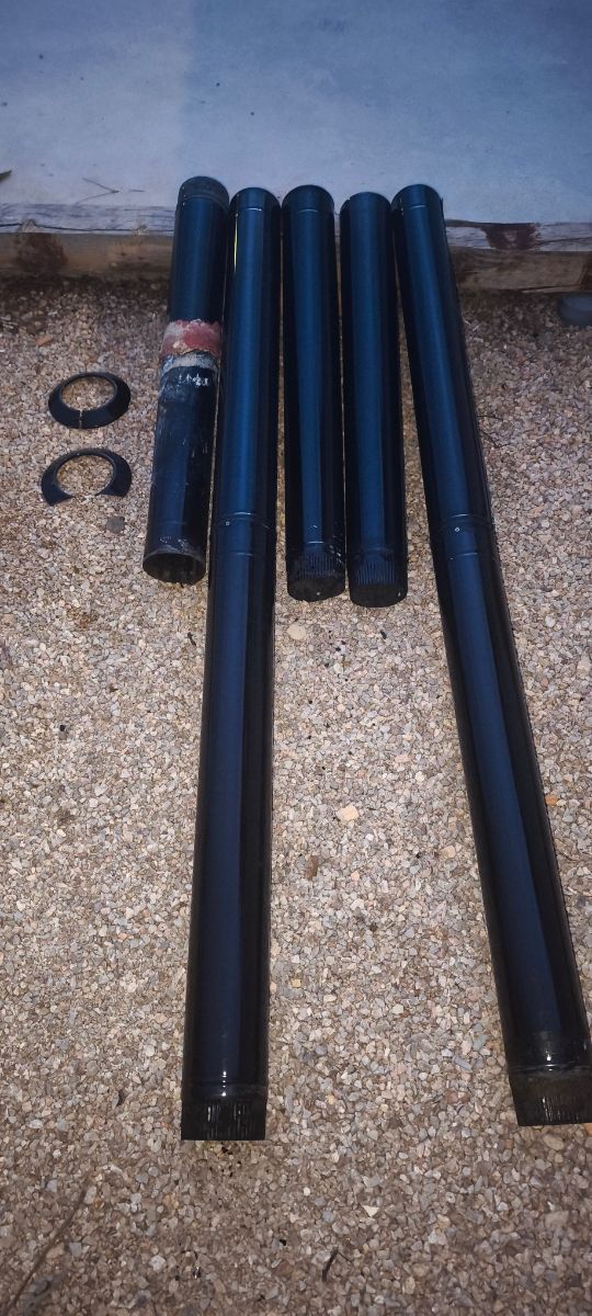 7 Tubos Petrificados 110mm