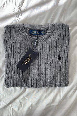 Jersey Polo Ralph Lauren Gris Talla M