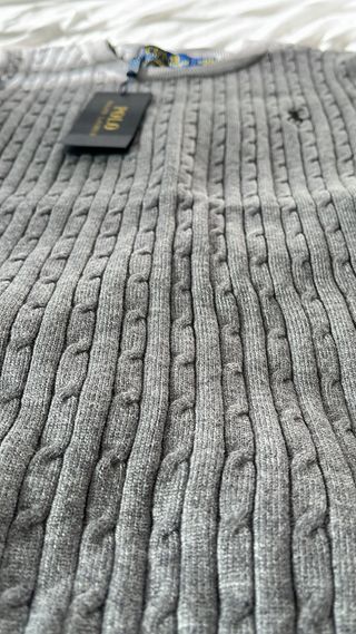 Jersey Polo Ralph Lauren Gris Talla M