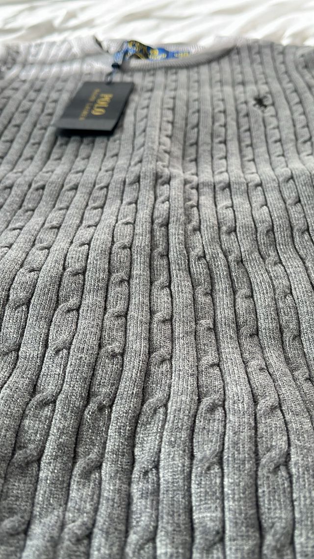 Jersey Polo Ralph Lauren Gris Talla M