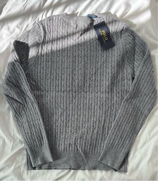 Jersey Polo Ralph Lauren Gris Talla M