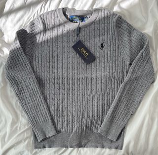 Jersey Polo Ralph Lauren Gris Talla M