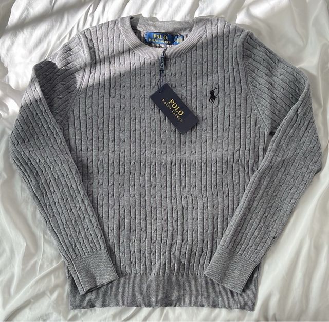 Jersey Polo Ralph Lauren Gris Talla M