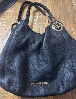 Bolso Piel Michael Kors Negro Auténtico